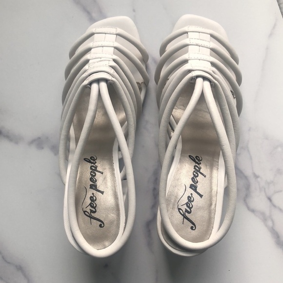 Free People Colette Cinched Heel Sandals Size EU 37 New - Picture 10 of 14